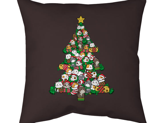 Cat Doodle Christmas Tree