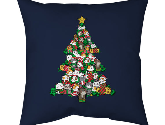 Cat Doodle Christmas Tree