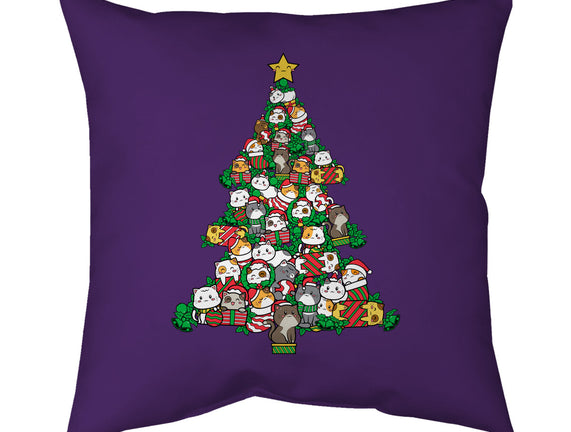Cat Doodle Christmas Tree