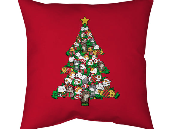 Cat Doodle Christmas Tree