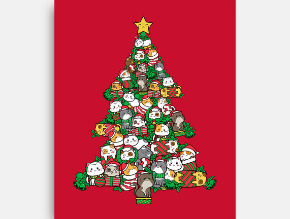 Cat Doodle Christmas Tree