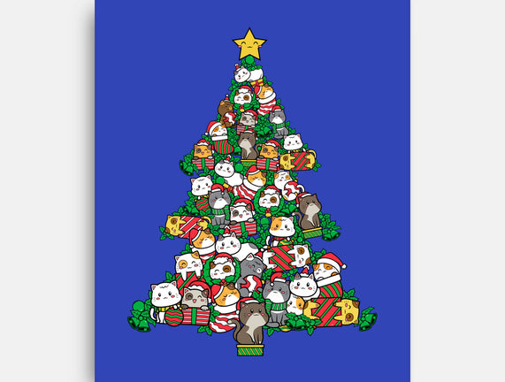 Cat Doodle Christmas Tree