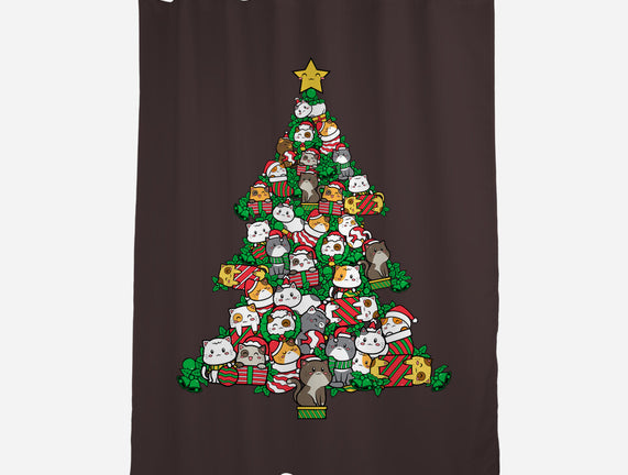 Cat Doodle Christmas Tree