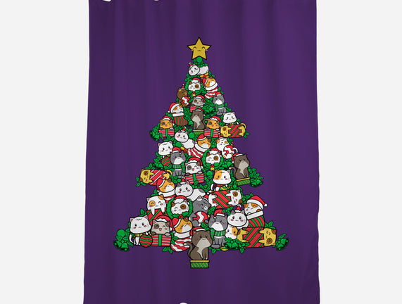 Cat Doodle Christmas Tree