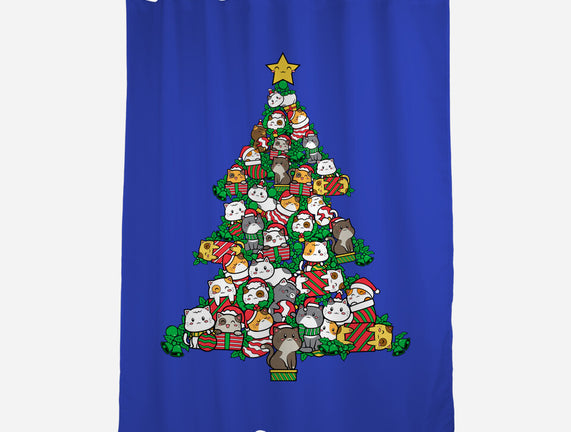 Cat Doodle Christmas Tree