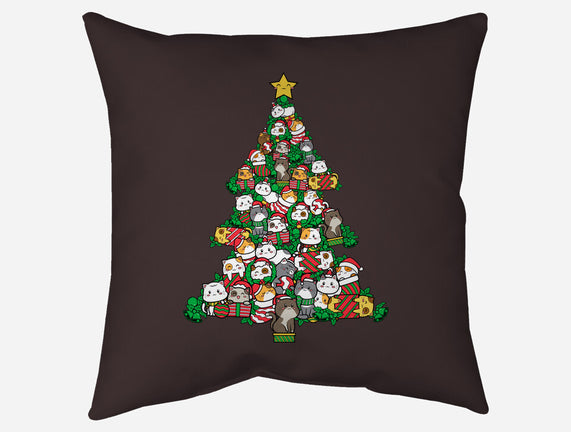 Cat Doodle Christmas Tree