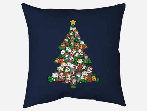 Cat Doodle Christmas Tree