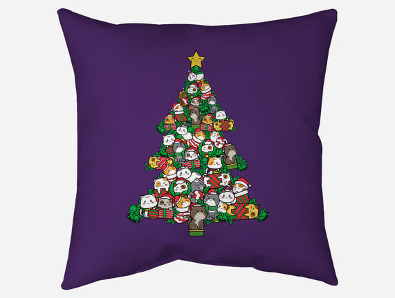 Cat Doodle Christmas Tree