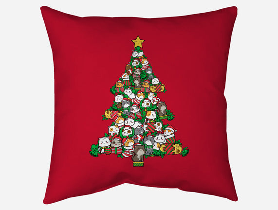 Cat Doodle Christmas Tree