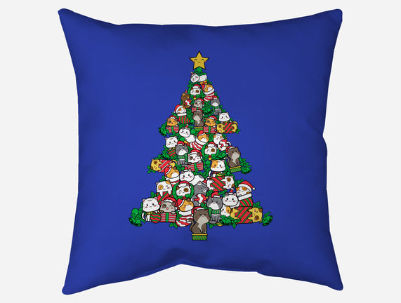 Cat Doodle Christmas Tree