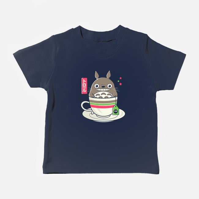 Totoro Coffee-baby basic tee-Douglasstencil
