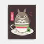 Totoro Coffee-none stretched canvas-Douglasstencil
