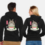 Totoro Coffee-unisex zip-up sweatshirt-Douglasstencil