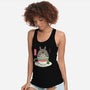 Totoro Coffee-womens racerback tank-Douglasstencil
