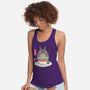 Totoro Coffee-womens racerback tank-Douglasstencil