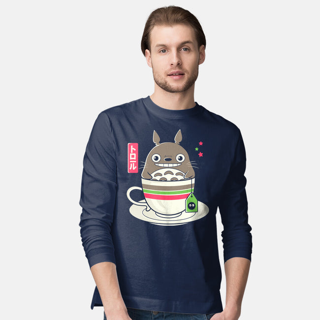 Totoro Coffee-mens long sleeved tee-Douglasstencil