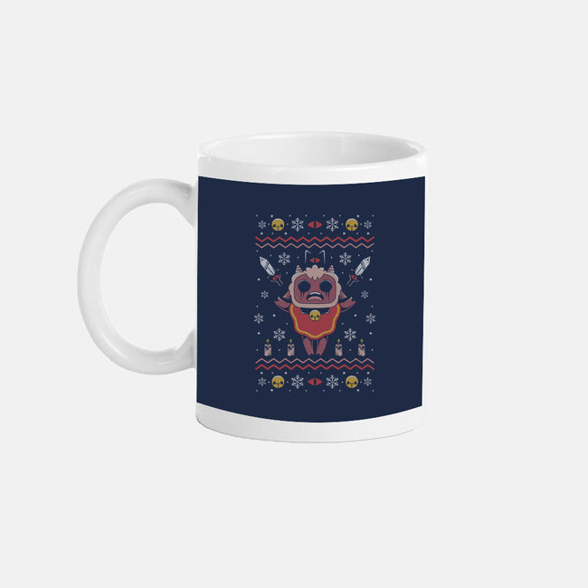 Lamb Christmas-none mug drinkware-Alundrart