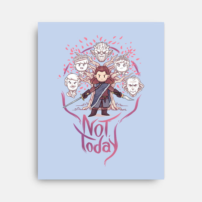 Stark Not Today-none stretched canvas-2DFeer