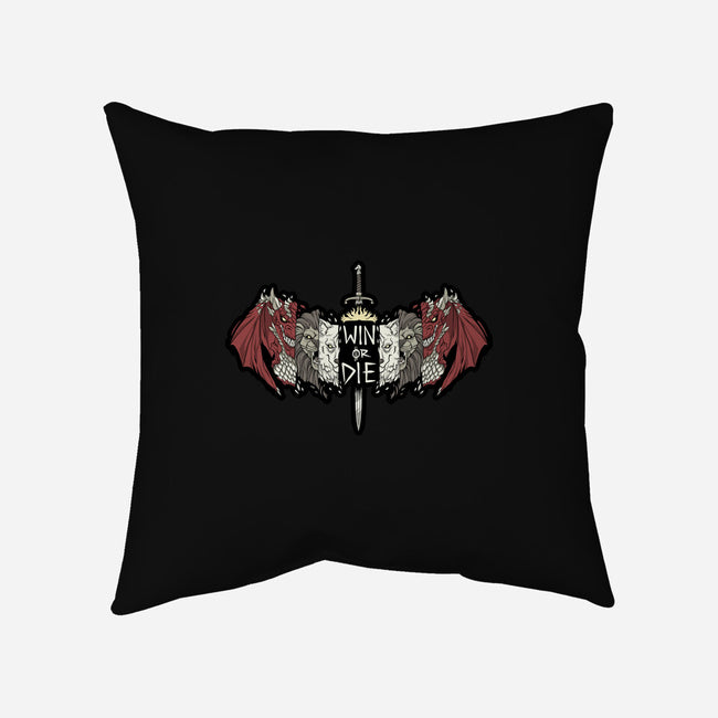 Win Or Die-none removable cover throw pillow-2DFeer