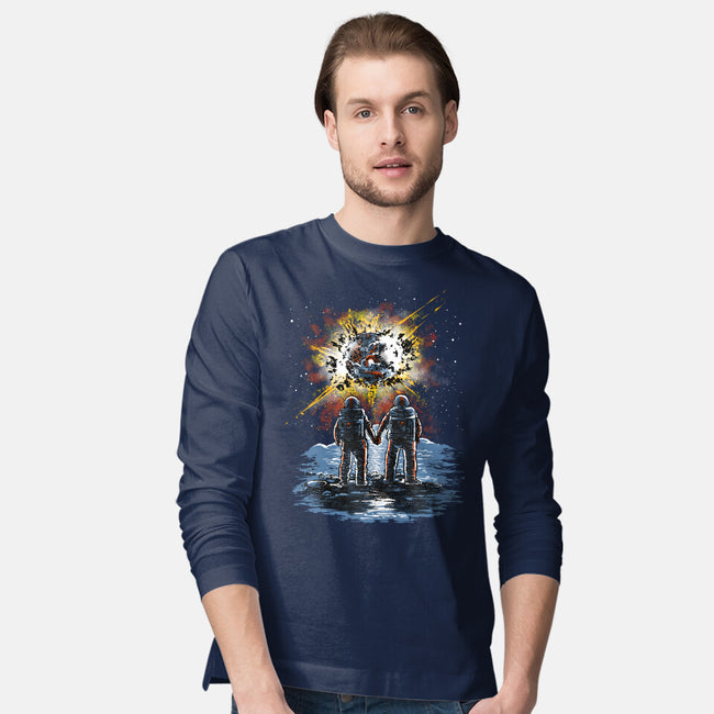 In The End Of The World-mens long sleeved tee-zascanauta