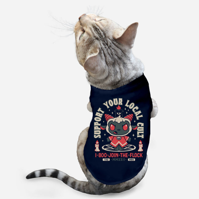 Support Your Local Cult-cat basic pet tank-Nemons