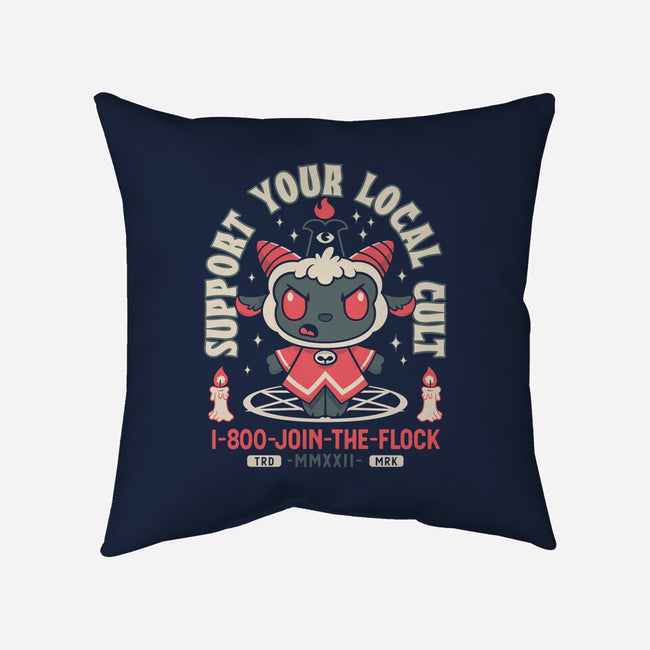 Support Your Local Cult-none removable cover throw pillow-Nemons