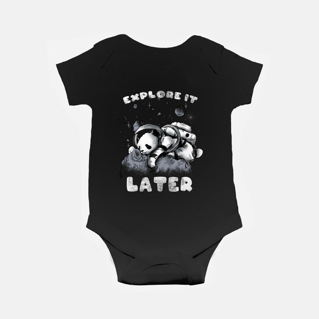 Panda Nap-baby basic onesie-fanfabio