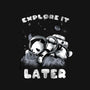 Panda Nap-none stretched canvas-fanfabio