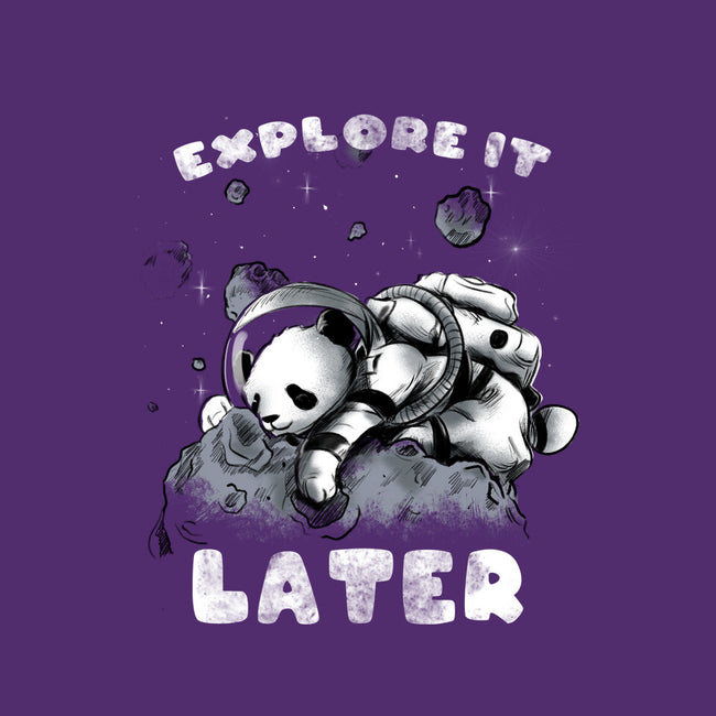 Panda Nap-none stretched canvas-fanfabio