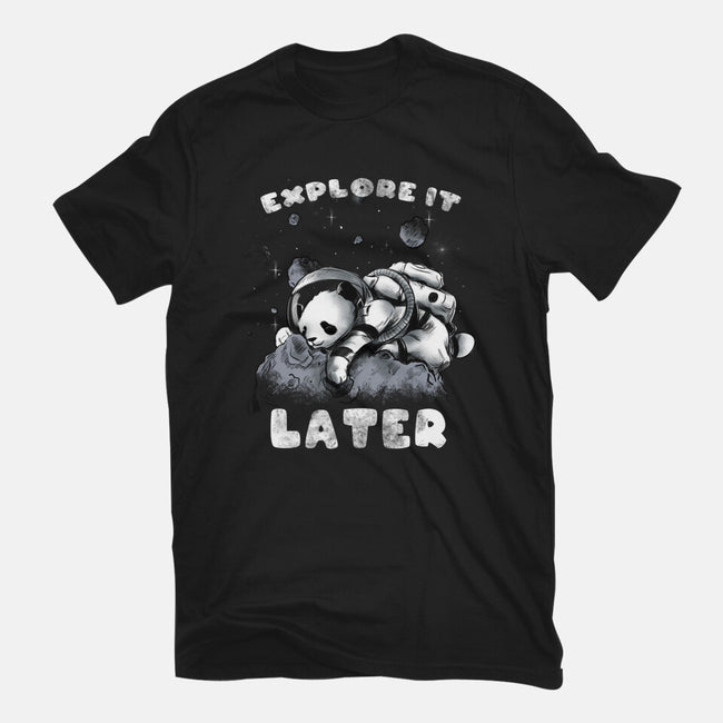 Panda Nap-unisex basic tee-fanfabio