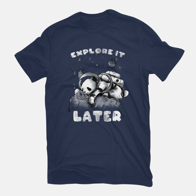 Panda Nap-unisex basic tee-fanfabio