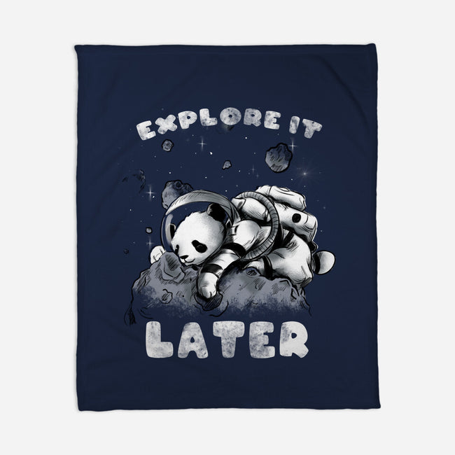 Panda Nap-none fleece blanket-fanfabio