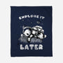 Panda Nap-none fleece blanket-fanfabio