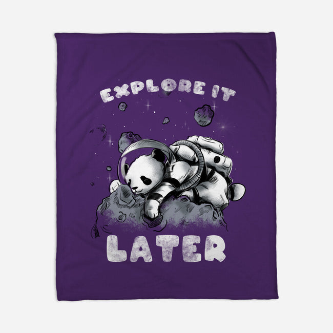 Panda Nap-none fleece blanket-fanfabio