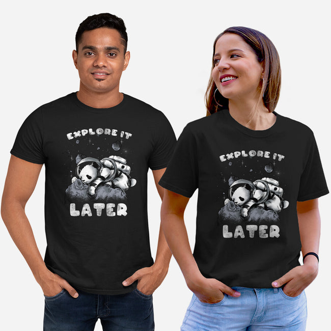 Panda Nap-unisex basic tee-fanfabio
