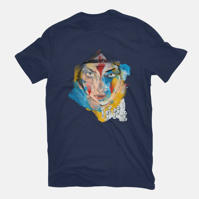 Inked Mononoke Princess-mens basic tee-kharmazero