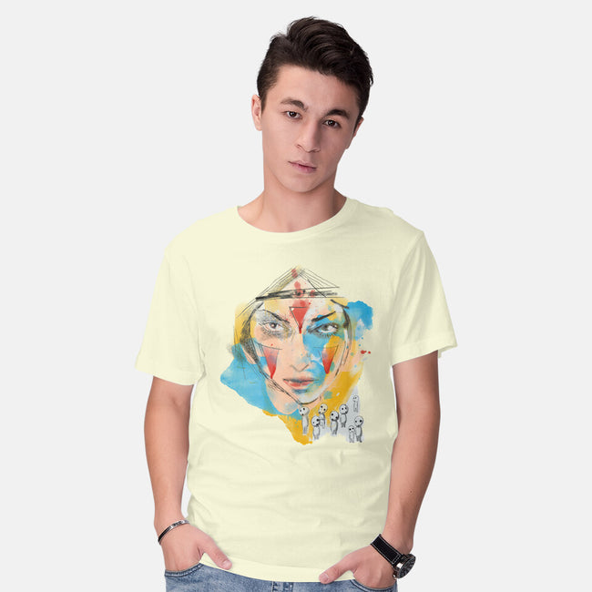 Inked Mononoke Princess-mens basic tee-kharmazero