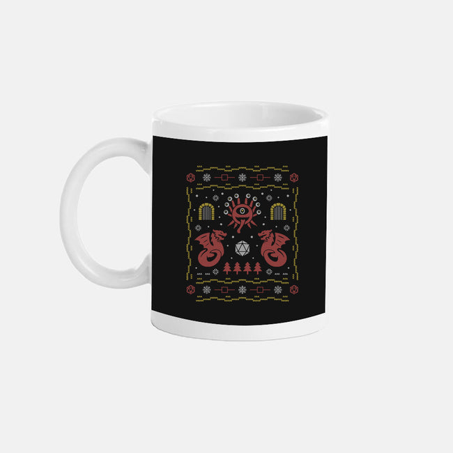 Beholder Christmas Sweater-none mug drinkware-Logozaste