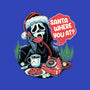 Calling Santa-baby basic onesie-momma_gorilla
