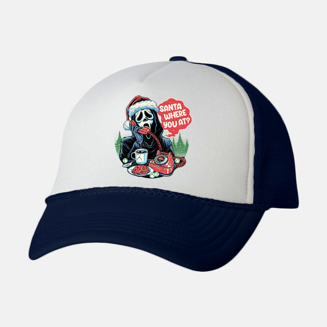 Calling Santa-unisex trucker hat-momma_gorilla