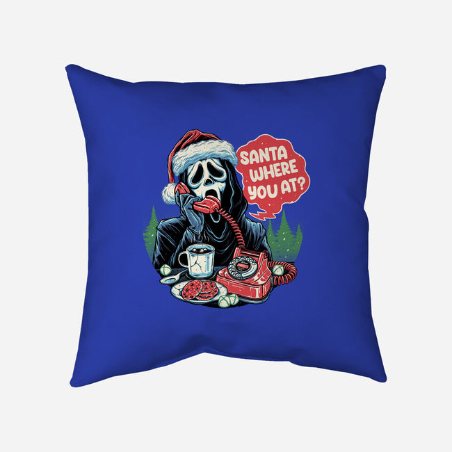 Calling Santa-none removable cover throw pillow-momma_gorilla