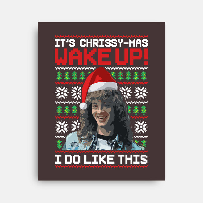 Happy Chrissymas-none stretched canvas-rocketman_art