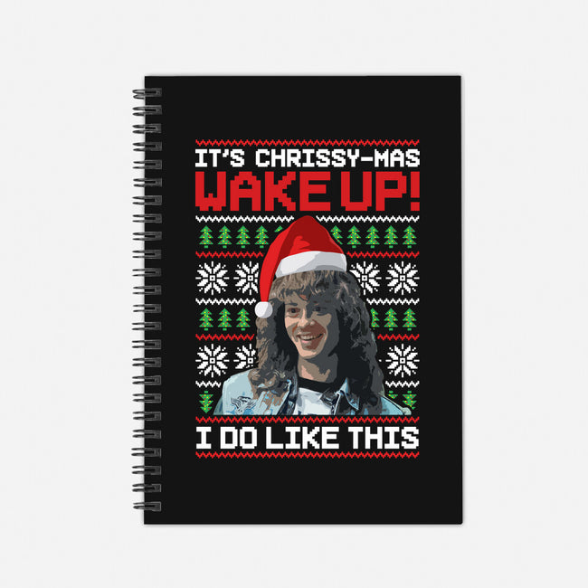 Happy Chrissymas-none dot grid notebook-rocketman_art