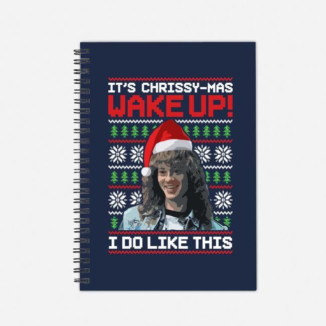 Happy Chrissymas-none dot grid notebook-rocketman_art