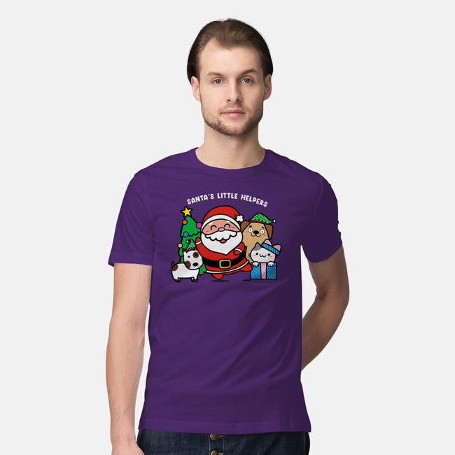 Santa's Little Helpers-mens premium tee-bloomgrace28