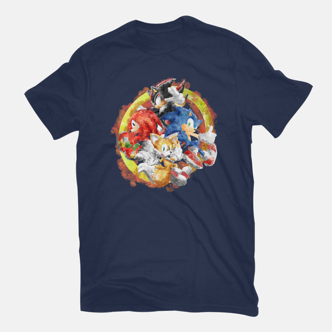 Sonic Squad Splash-unisex basic tee-nickzzarto