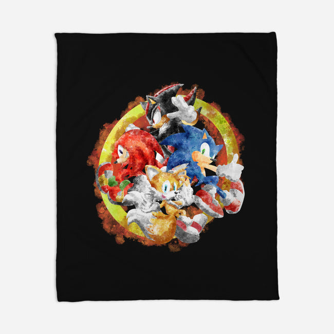 Sonic Squad Splash-none fleece blanket-nickzzarto