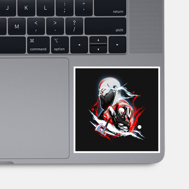Kratos-none glossy sticker-PanosStamo