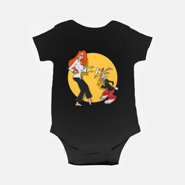 Rabbit Fiction-baby basic onesie-Getsousa!