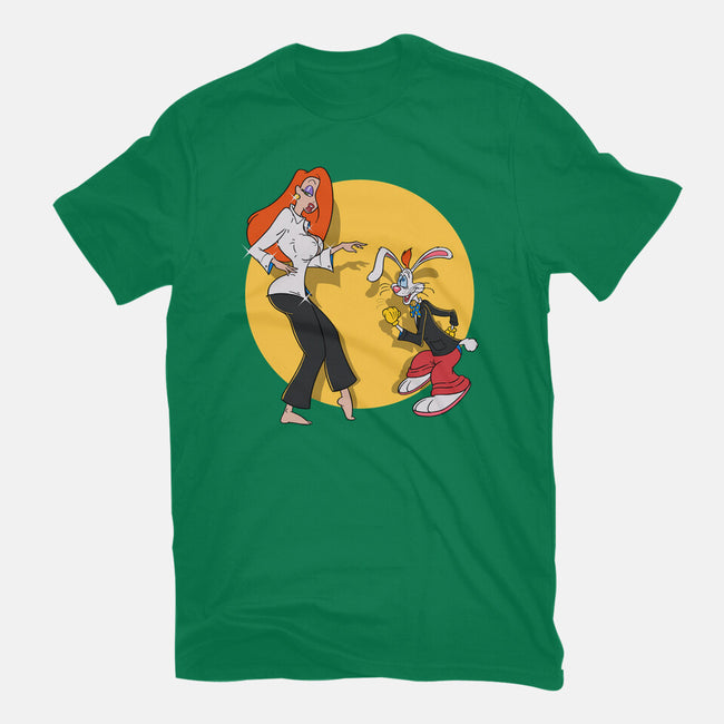 Rabbit Fiction-womens fitted tee-Getsousa!